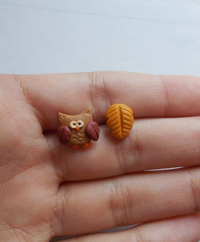 Fall for autumn earrings, handmade - Adventacle