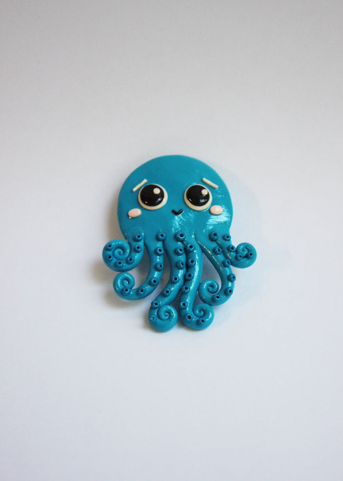 Handmade Octopus brooch - Adventacle