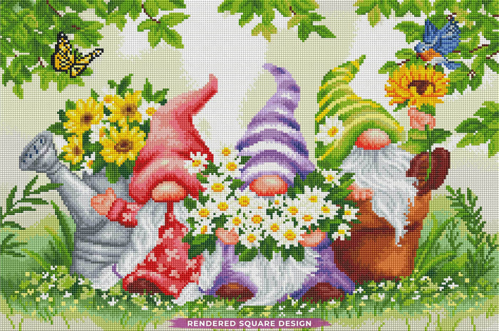 Spring Gnome Trio